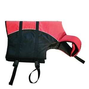 Ruffwear Float Coat Dog Life Jacket Red Black Large Reflective Water Safe Vest